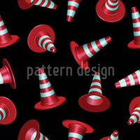 patterned-wallpaper-dancing-traffic-cones