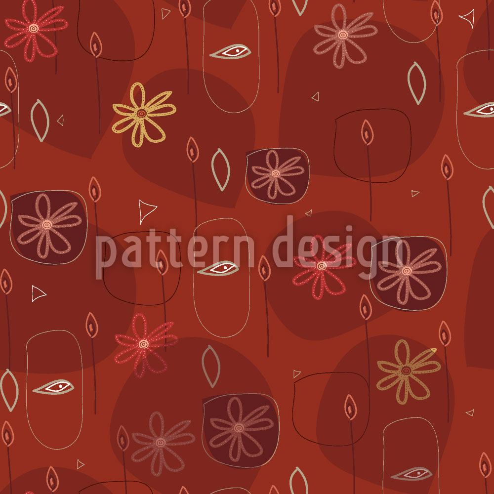 patterned-wallpaper-party-in-red