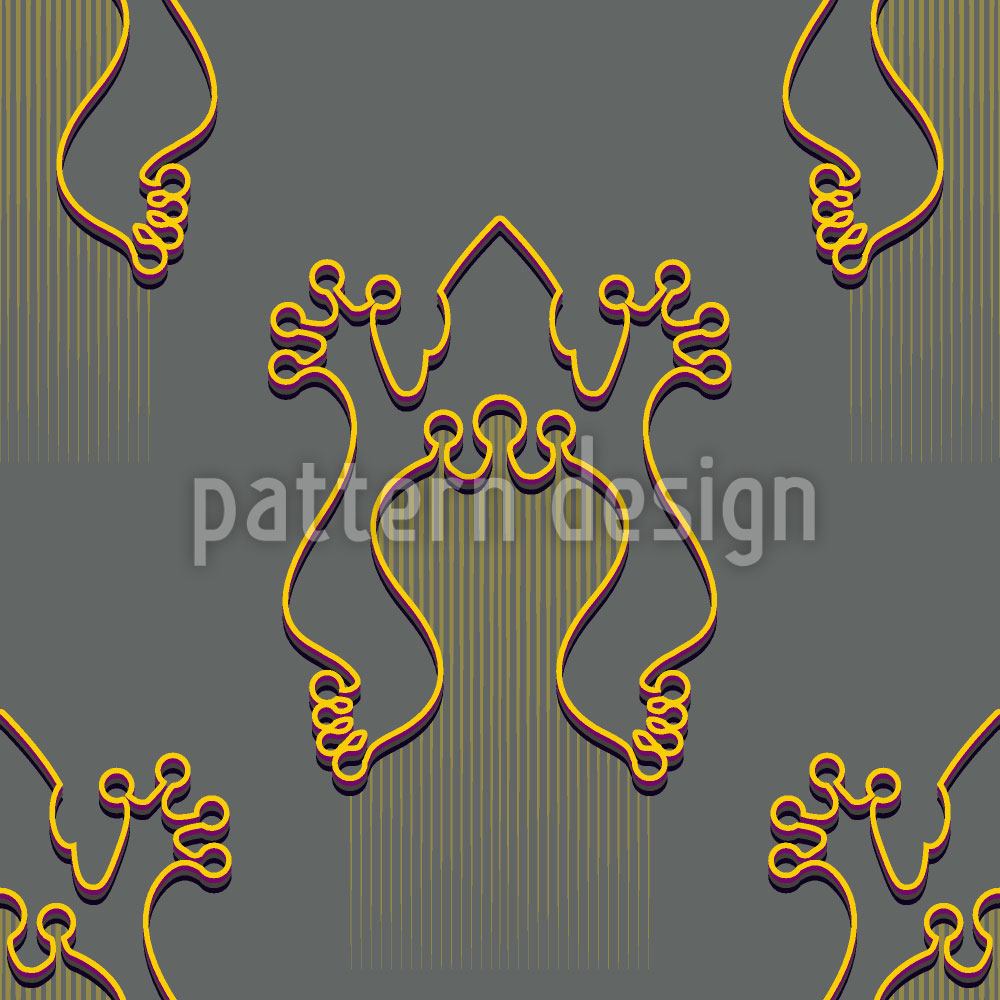 patterned-wallpaper-golden-frog