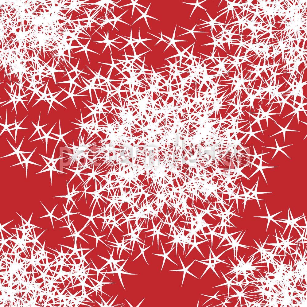 patterned-wallpaper-stars-sparkle-on-red