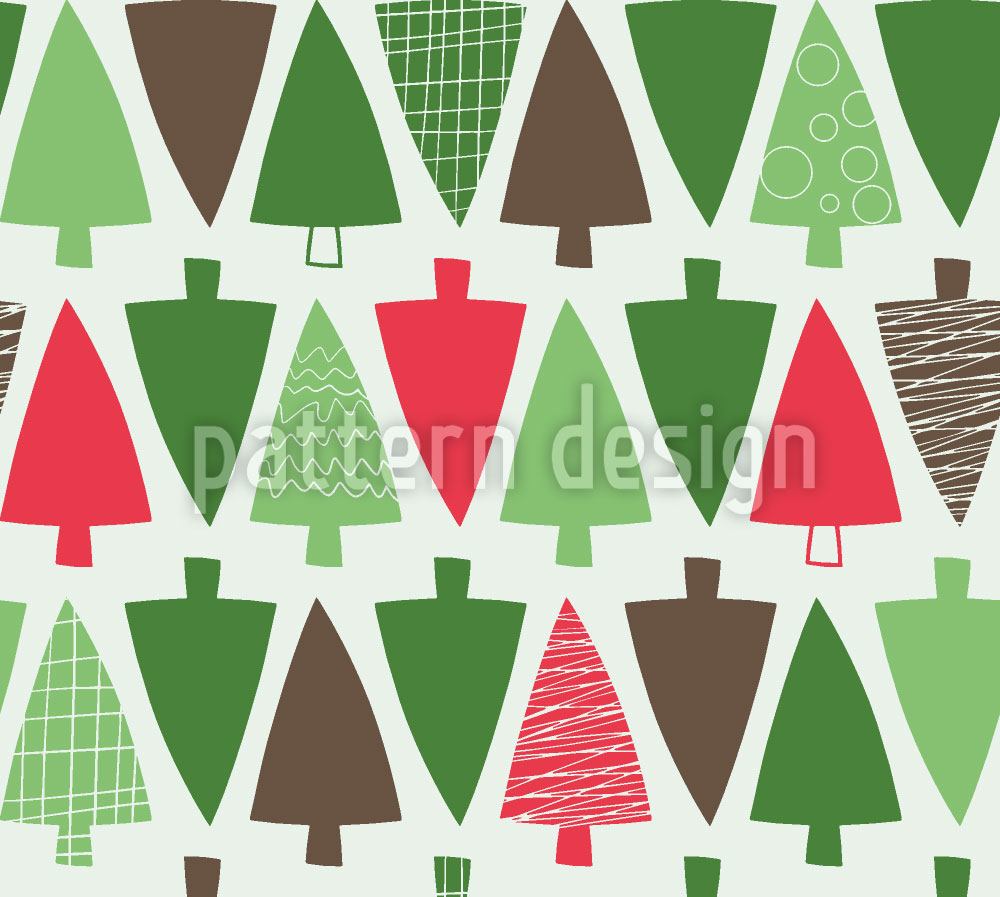 patterned-wallpaper-christmastree-alley