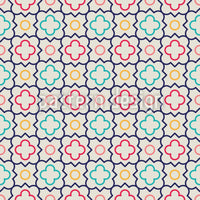 patterned-wallpaper-cute-quatrefoil-flowers