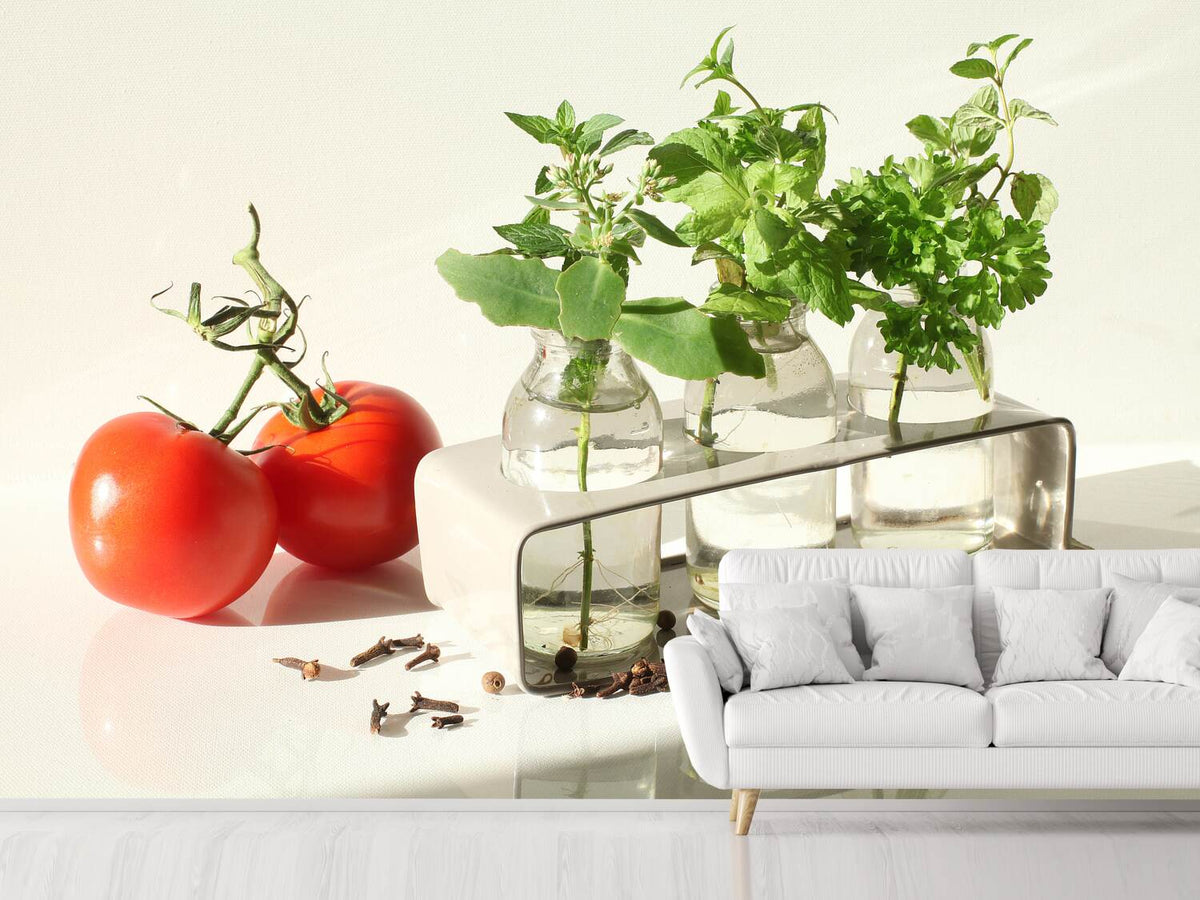 photo-wallpaper-tomatoes-and-herbs