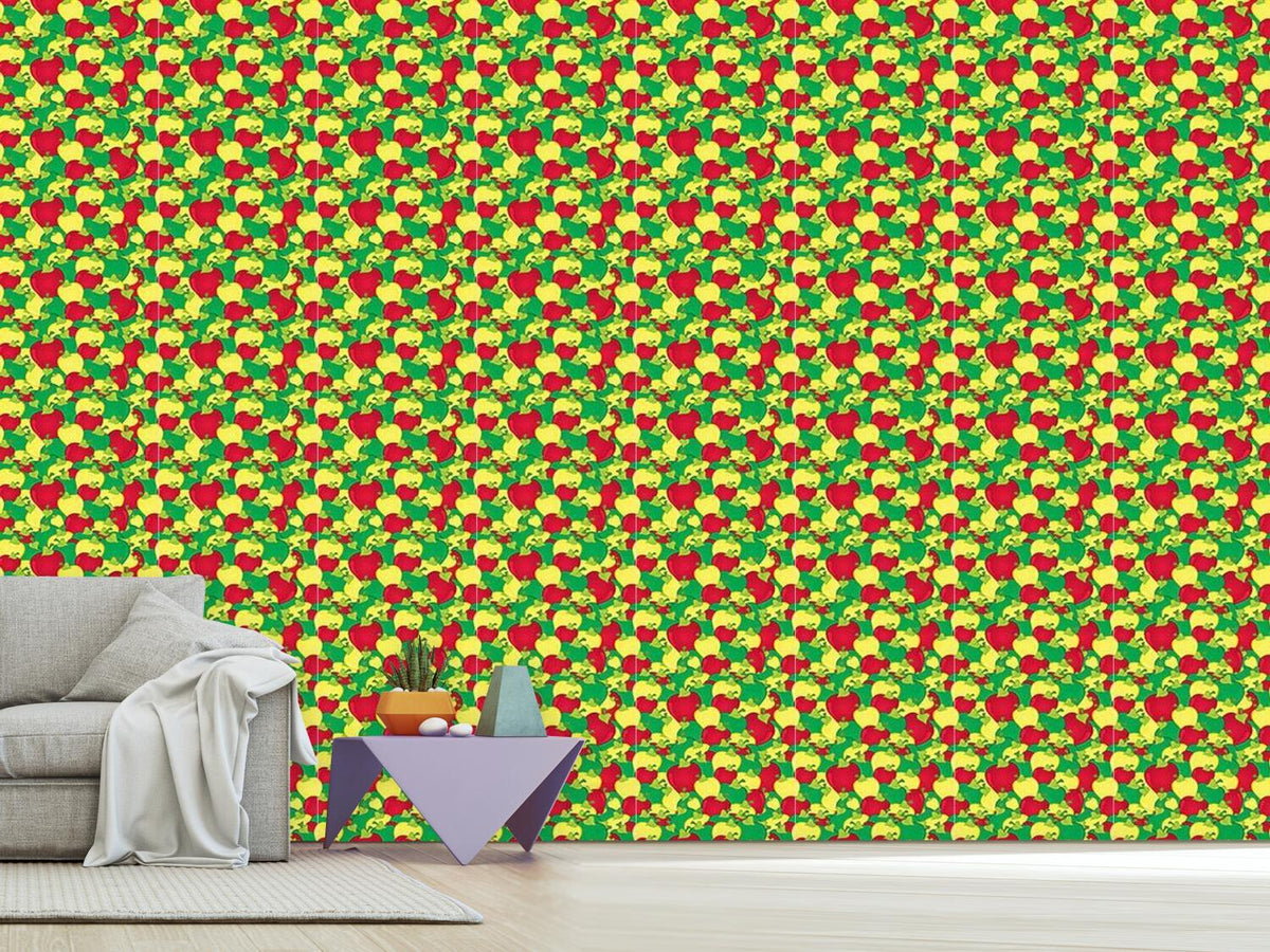 patterned-wallpaper-apple-harvest