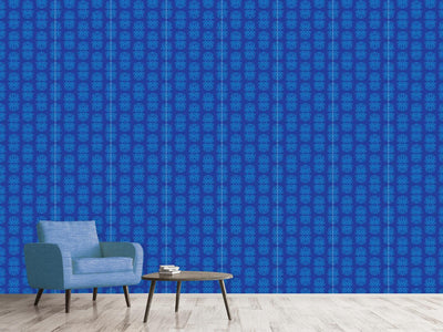 patterned-wallpaper-phoenix-in-blue