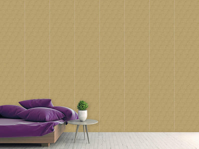 patterned-wallpaper-golden-circles