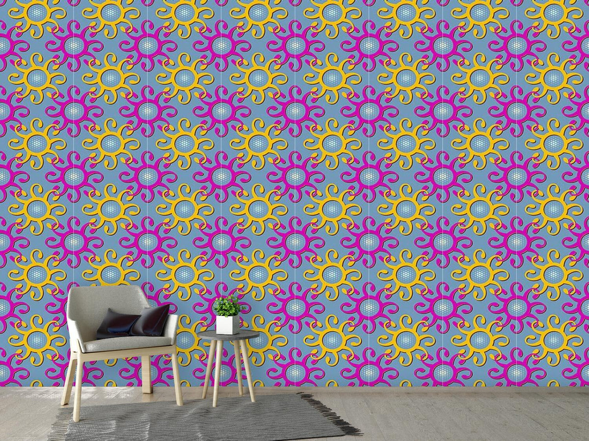 patterned-wallpaper-connection-of-the-sun