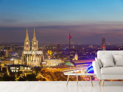 photo-wallpaper-skyline-cologne-cathedral-at-night