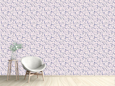 patterned-wallpaper-speach-bubbles-on-paper