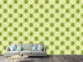 patterned-wallpaper-floral-kiwi-check