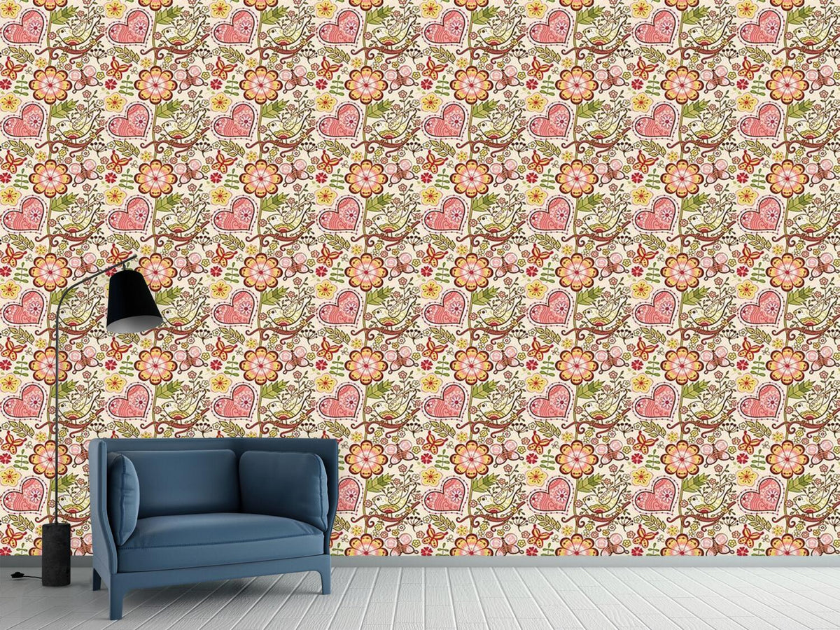 patterned-wallpaper-bohemian-garden-fantasies