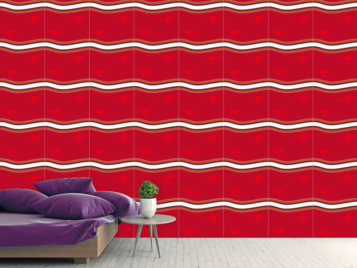 patterned-wallpaper-red-kangaroo