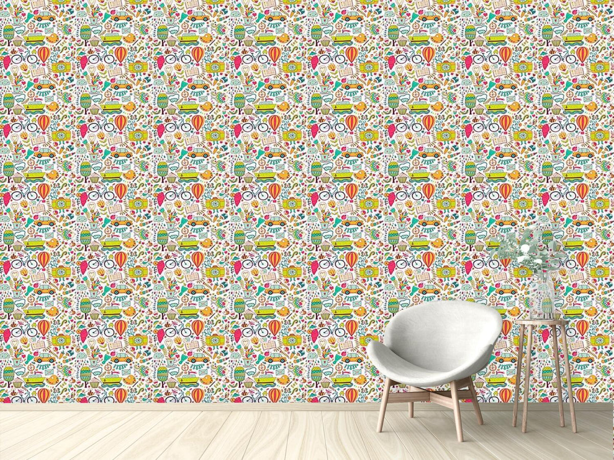 patterned-wallpaper-funny-leisure-time