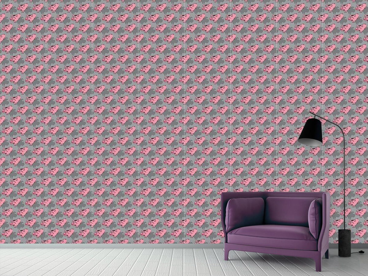 patterned-wallpaper-piggies-grey