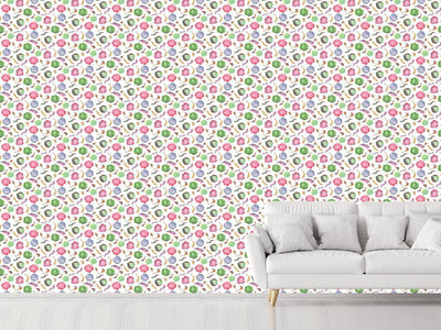 patterned-wallpaper-summer-party