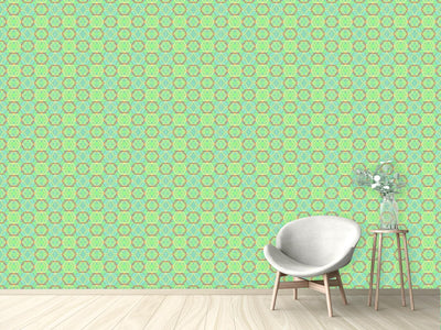 patterned-wallpaper-hexagonia-verde