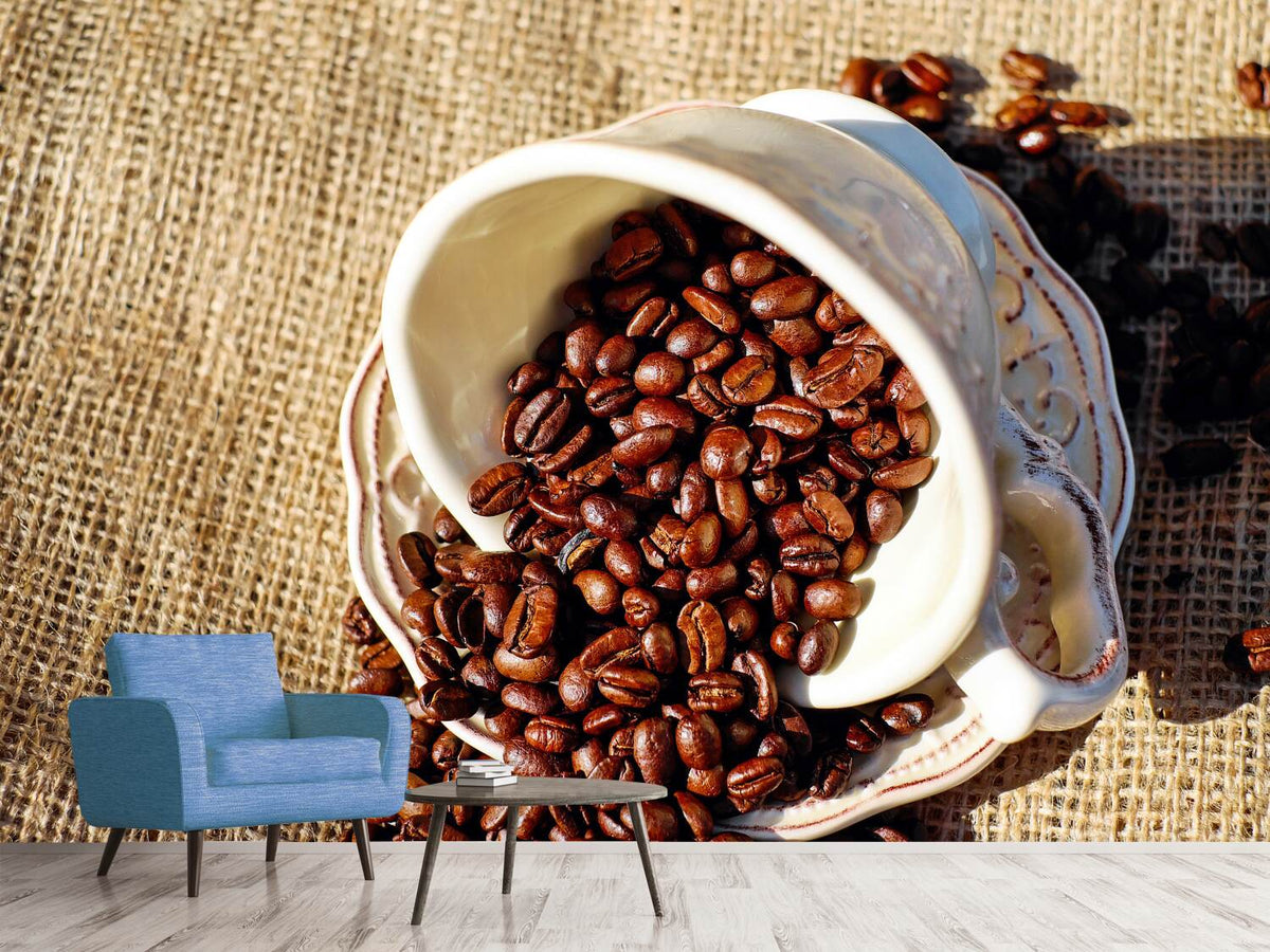 photo-wallpaper-coffee-beans-in-the-cup