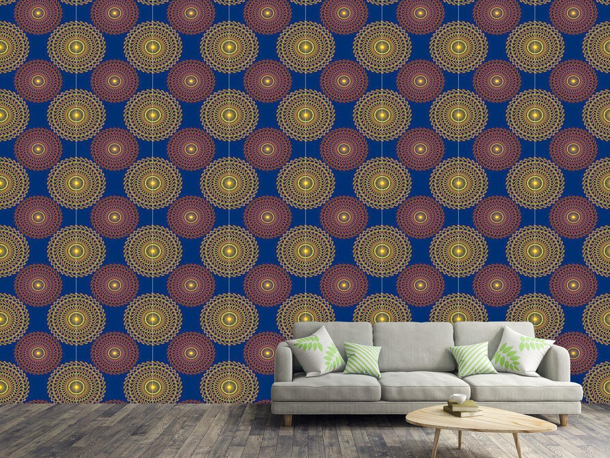 patterned-wallpaper-solar-circles-on-blue