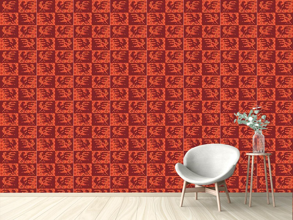 patterned-wallpaper-anitas-ethno-rooster