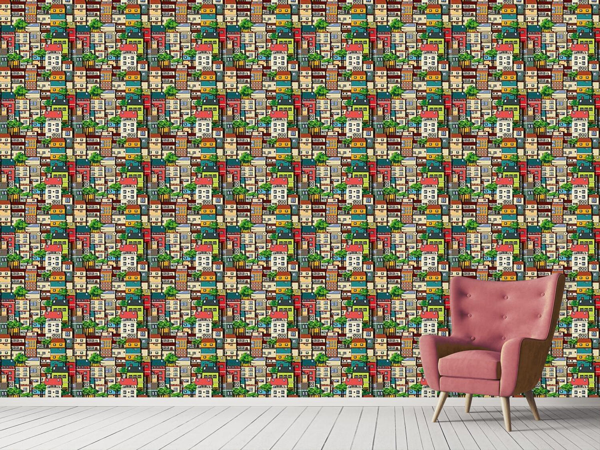 patterned-wallpaper-favela-brazil