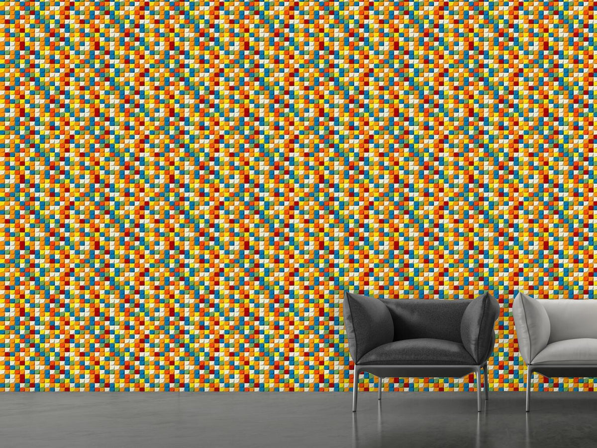 patterned-wallpaper-mosaic-blocks