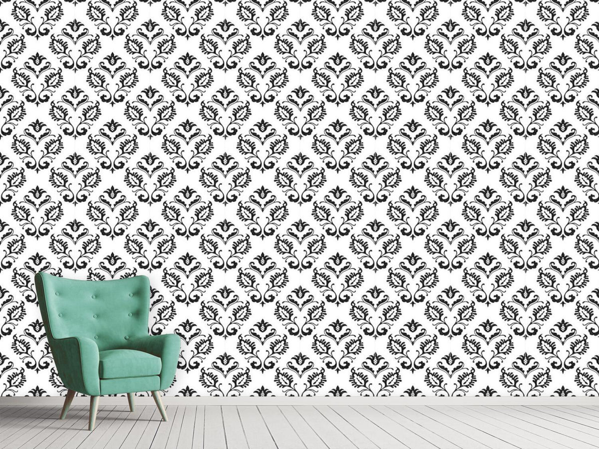 patterned-wallpaper-aramis-bw