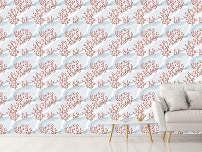 patterned-wallpaper-fire-coral