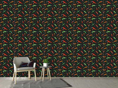 patterned-wallpaper-chili-peppers