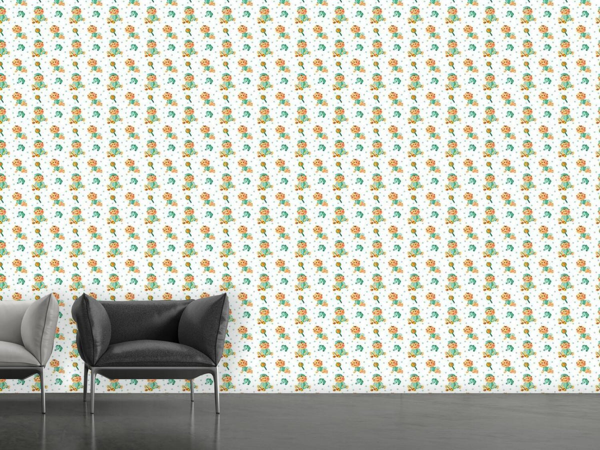 patterned-wallpaper-baby-boy-and-toy