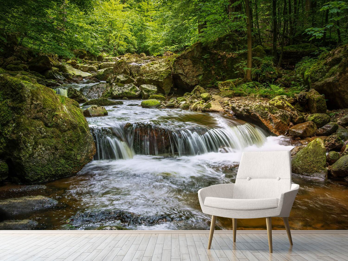 photo-wallpaper-relaxation-at-the-waterfall-ii