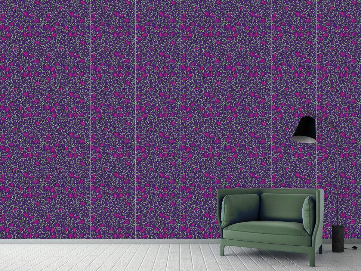 patterned-wallpaper-floral-night