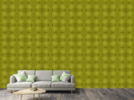 patterned-wallpaper-taking-an-olive-bath