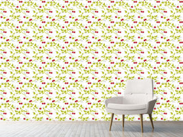 patterned-wallpaper-cherry-branches-white