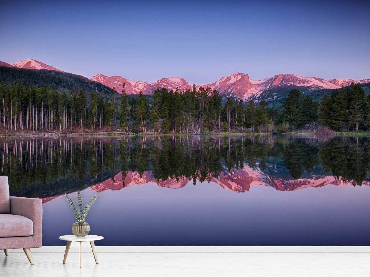 photo-wallpaper-sprague-lake-rocky-mountains