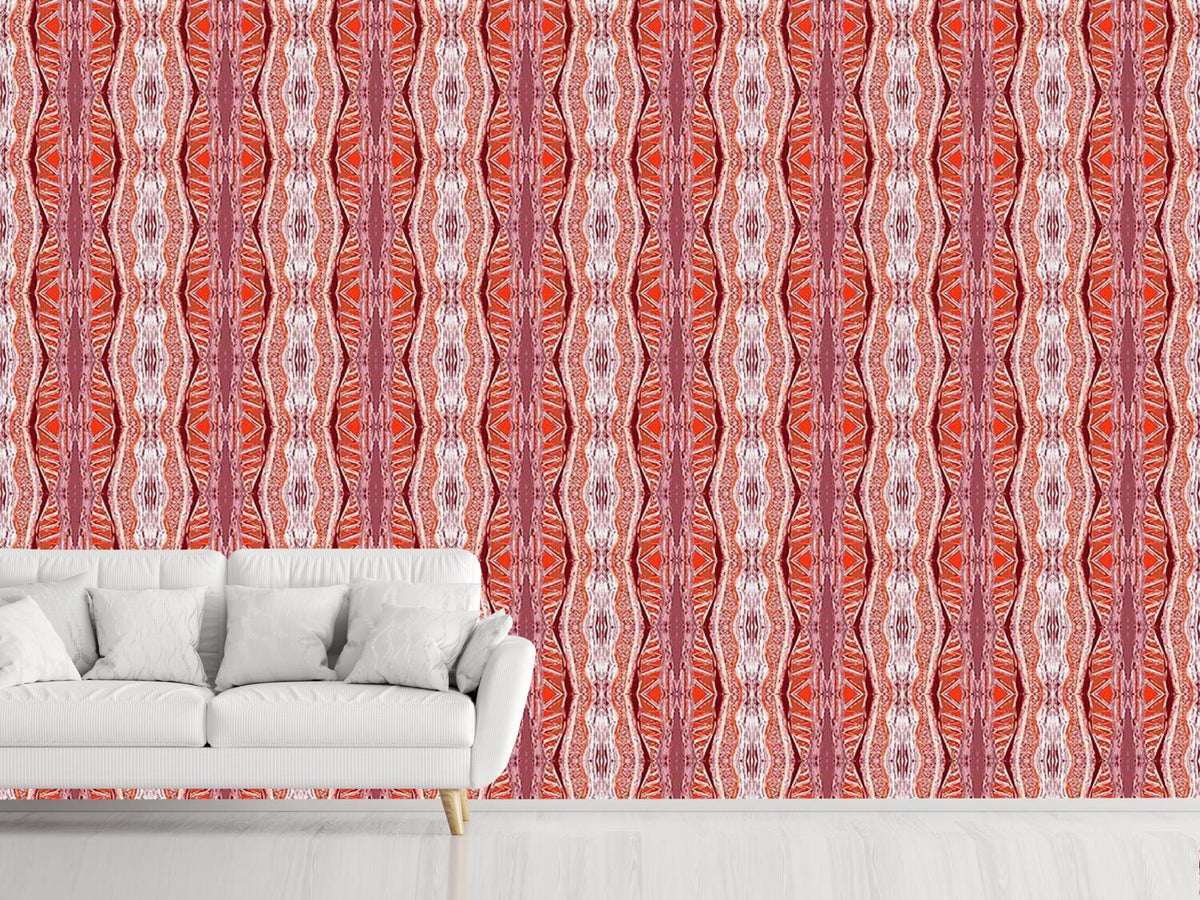 patterned-wallpaper-massai-red