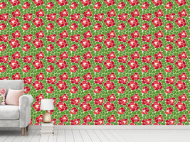 patterned-wallpaper-spring-petals