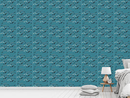 patterned-wallpaper-seagulls