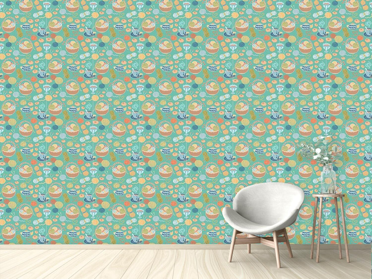 patterned-wallpaper-knitting-with-love