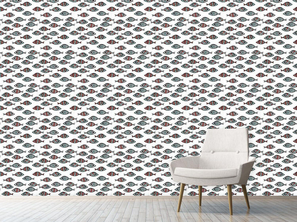 patterned-wallpaper-swarm-of-fish