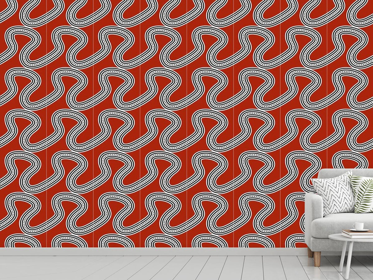 patterned-wallpaper-endless-snakes