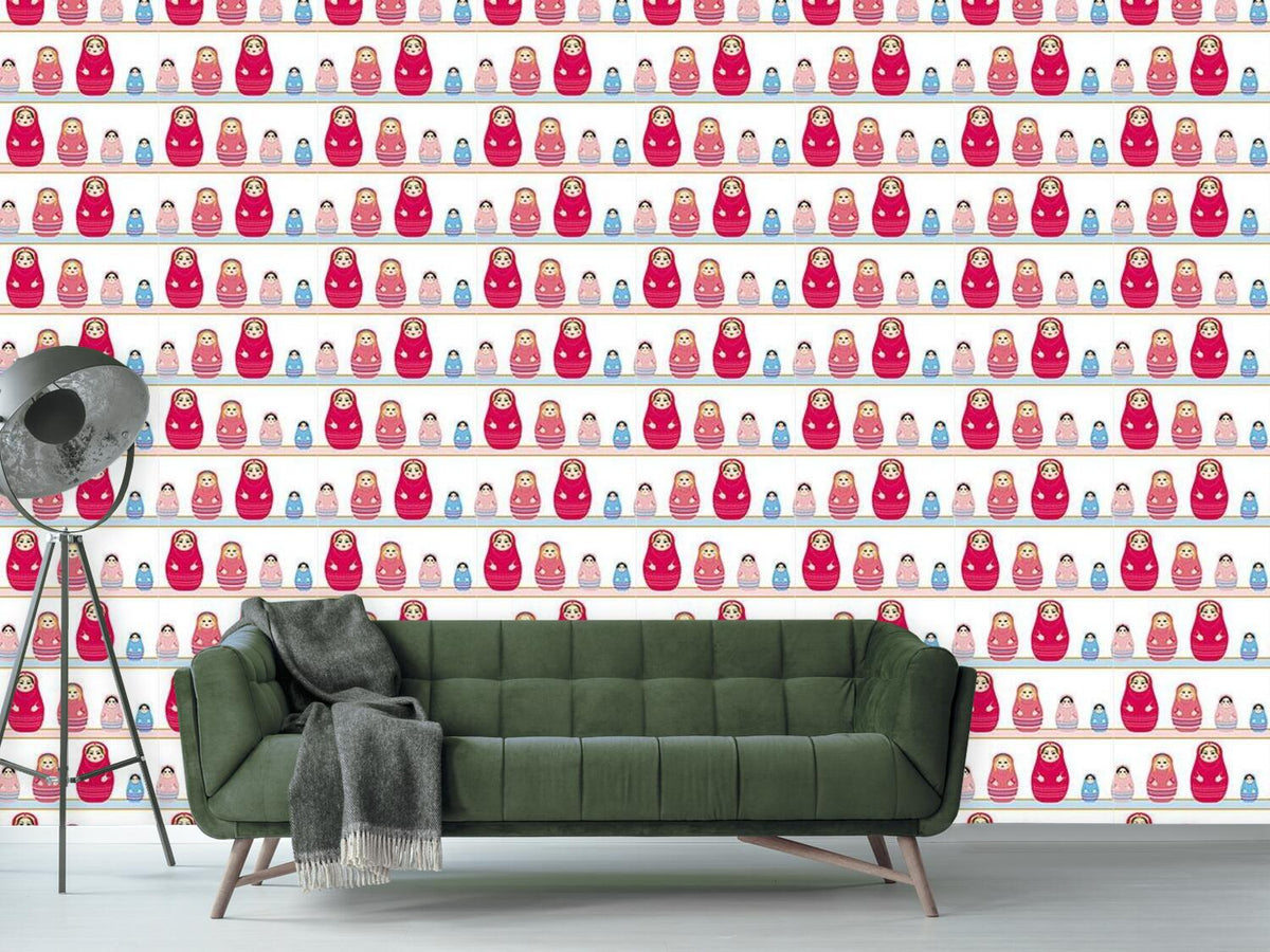 patterned-wallpaper-baboushka-dolls