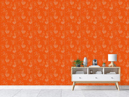 patterned-wallpaper-maharani-orange