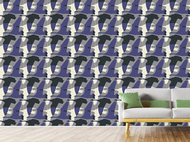 patterned-wallpaper-flying-goose-mute-purple