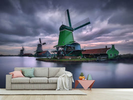 photo-wallpaper-the-green-windmill