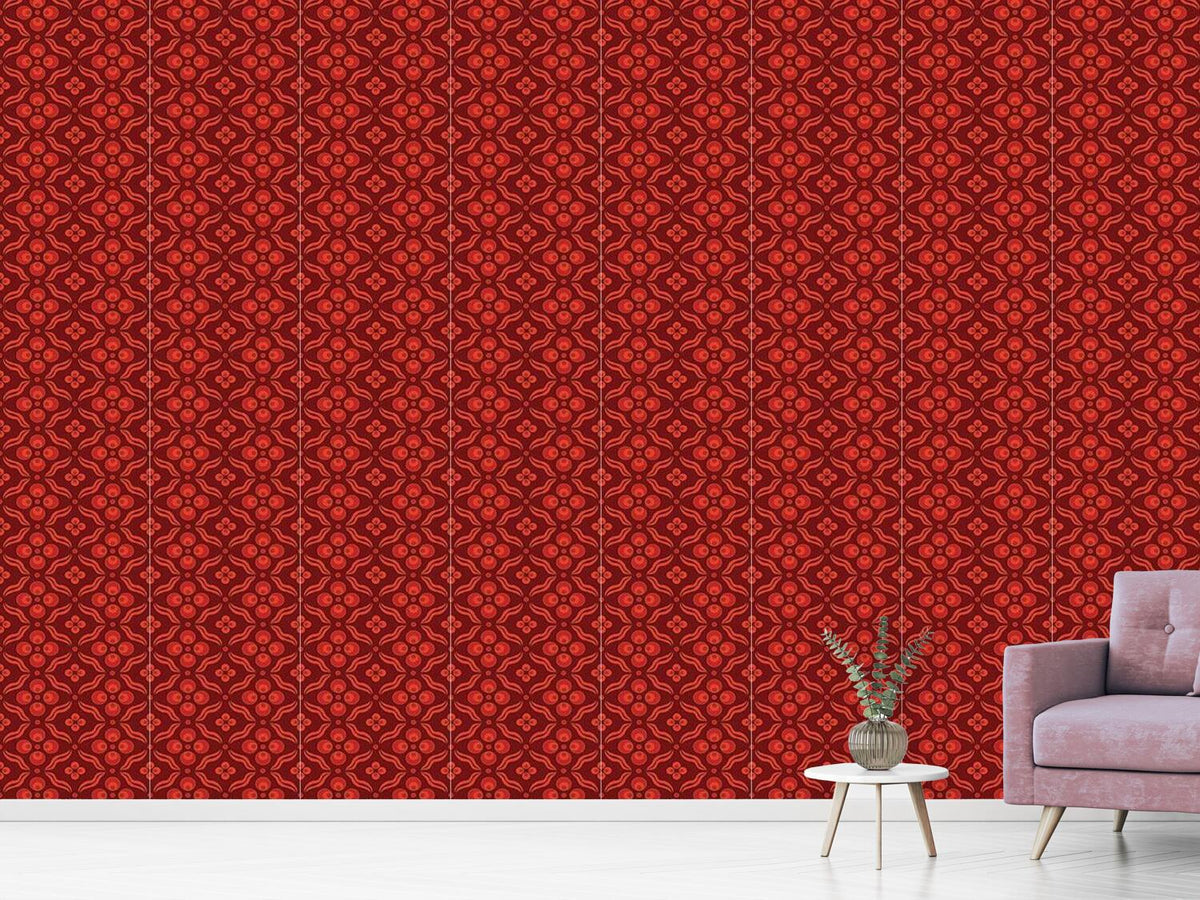 patterned-wallpaper-ottomani-red