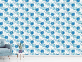 patterned-wallpaper-om-blue-and-white