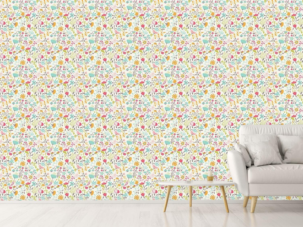 patterned-wallpaper-floral-enchantment