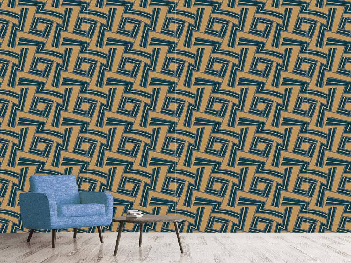 patterned-wallpaper-maze-blue