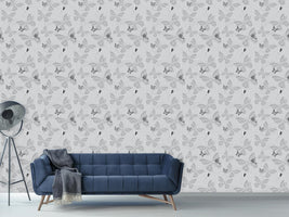 patterned-wallpaper-monochrome-butterflies