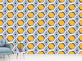 patterned-wallpaper-geometro-gelb